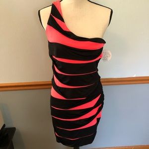 Deb one shoulder mini dress